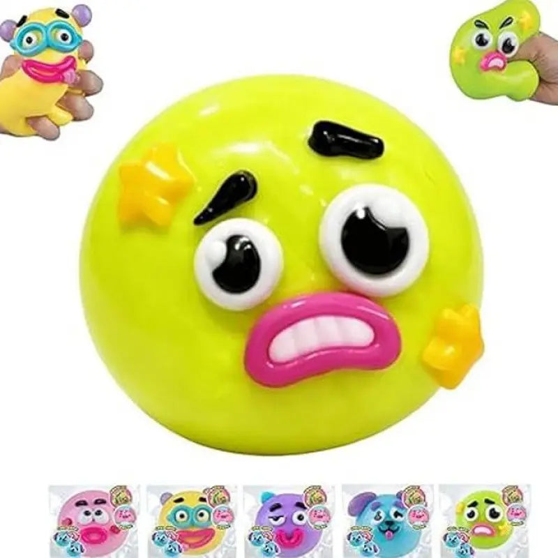 Dog Face Swap Squishy Soft Moldable Cute Slow Rise Relaxing Sensory Fidget Relief Anxiety Stress Fun with Interchangeable Faces for Tactile Play Fun